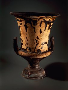 Calyx Krater with Fighting Warriors