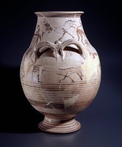 Terracotta krater, 680-660 BC