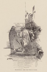 Tramontana, The cold wind of Rome by Ettore Tito