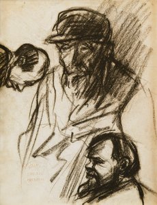 Study of Three Men by Eugeen van Mieghem
