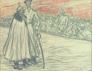 The German Emperor With the Crown Prince and the Fallen