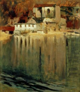 Gypsum Mill by the Pond