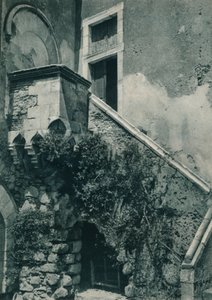A Quiet Corner of Taormina, Sicily, Italy, 1927
