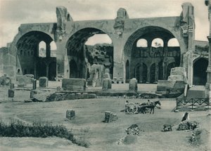 Basilica of Maxentius and Constantine in the Forum Romanum, Rome, Italy