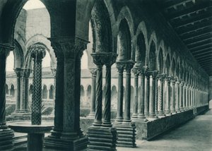 Cloisters of the Benedictine Monastery, Monreale, Sicily, Italy