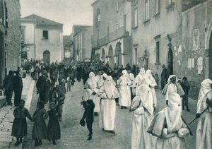 Funeral Procession, Taormina, Sicily, Italy