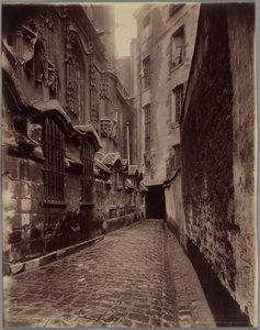 Former charnel house of Saint-Gervais-Saint-Protais, Rue François Miron by Eugène Atget