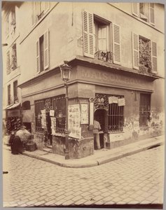Cabaret, Rue Mouffetard by Eugène Atget