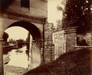 Charenton, Old Mill (The Old Mill, Charenton) by Eugène Atget
