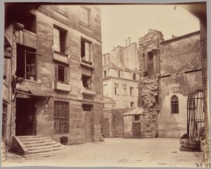 Cour Saint-Julien-le-Pauvre by Eugène Atget
