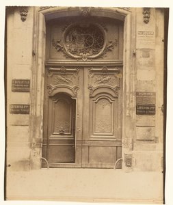 Hotel Bergeret, Rue Béranger by Eugène Atget