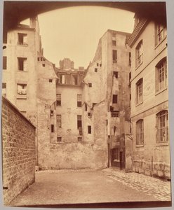 Impasse du Boeuf, rue Valette by Eugène Atget