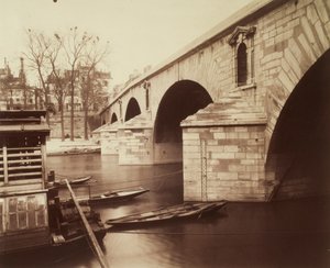 The Marie Bridge by Eugène Atget
