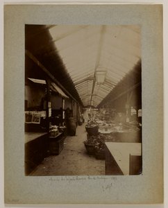 Marché des Enfants-Rouges, rue de Bretagne, 3rd arrondissement, Paris by Eugène Atget