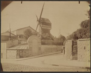 Moulin de la Galette by Eugène Atget