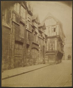 Rouen, House on Saint-Romain Street by Eugène Atget