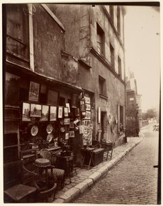 Rue Norvins by Eugène Atget