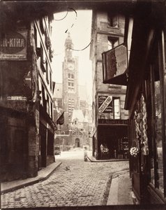 Rue de la Montagne Sainte-Geneviève by Eugène Atget
