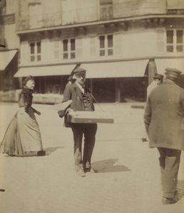Street Vendor by Eugène Atget