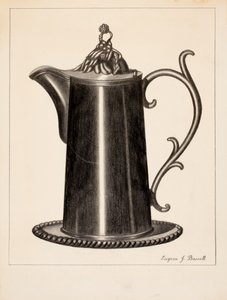 Pewter Flagon by Eugene Barrell