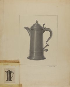Pewter Flagon by Eugene Barrell