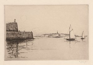 Saint-Malo Viewed from Dinard