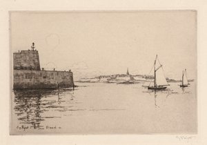 Saint-Malo Viewed from Dinard