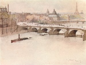 The Pont Neuf by Eugene Bejot
