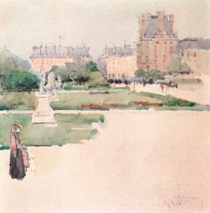 The Tuileries Gardens by Eugene Bejot