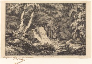 The Ravine at Auvergne by Eugene Bléry