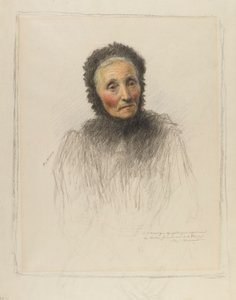 Old Woman by Eugene Burnand