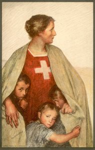 Swiss Red Cross by Eugene Burnand