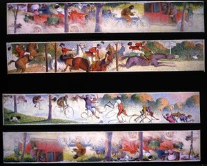Speed, three humorous scenes, 1918 by Eugene Cadel