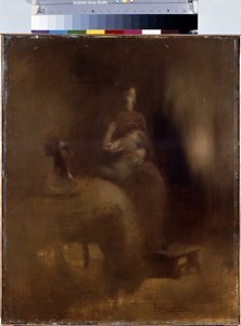Woman with a Baby on Her Lap