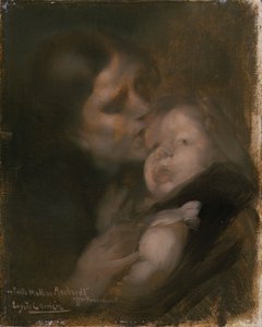 Mother and Child by Eugène Carrière