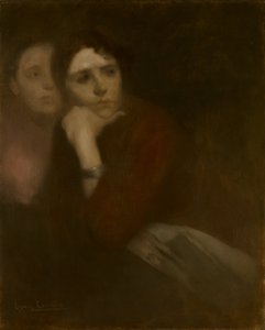 Two Women by Eugène Carrière