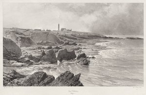 Cap St. Mathieu, 1846 by Eugene Ciceri