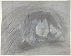 Design for a Stage Set at the Opéra, Paris by Eugene Ciceri