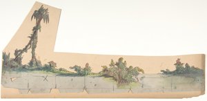 Design for a Stage Set at the Opéra, Paris by Eugene Ciceri