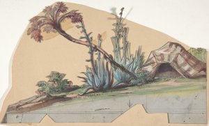 Design for a Stage Set at the Opera, Paris by Eugene Ciceri