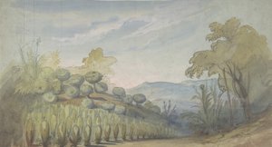 Design for a Stage Set at the Opéra, Paris, 1830-90 by Eugene Ciceri