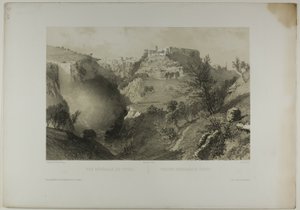 General View of Tivoli, plate seventeen from Monumental and Picturesque Italy