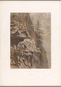 Walkers on the Tête Noire Pass between Martigny and Chamonix