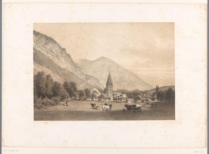 View of Meiringen (series title: Views in Switzerland and Savoy)