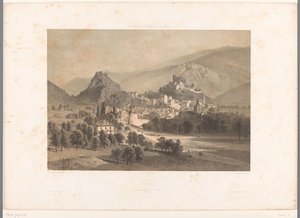 View of Sion in the Rhône Valley (Views in Switzerland, Savoy, and Tyrol) (La Suisse, la Savoie et le Tyrol) (series title)