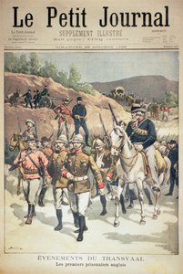Events in the Transvaal: The First English Prisoners, Front Cover of Le Petit Journal, 29 October 1899 by Eugene Damblans