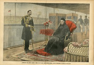 Illustration of Eugene Damblans (1865-1945) in Le Pelerin by Eugene Damblans