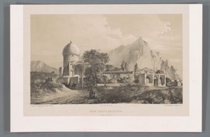 View of Imamzadeh Komijan in Iraq-i Ajam (Persian Landscapes)