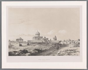 Imamzadeh of Hussein in Qazvin (Persian landscapes, Modern Persia)