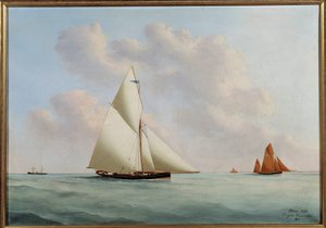 Yacht Sylphe in Regatta